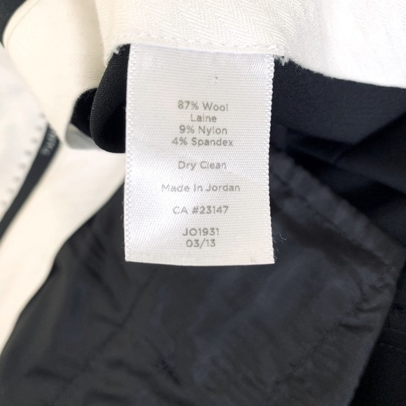 Talbots brand black fine wool classic & chique blazer & pants 2 Pc suit US 8 - Picture 13 of 16